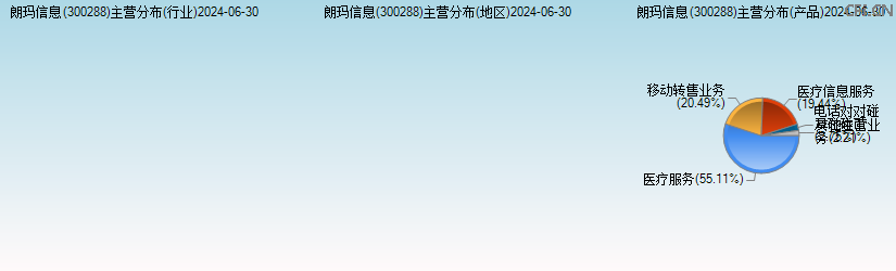 朗玛信息(300288)主营分布图