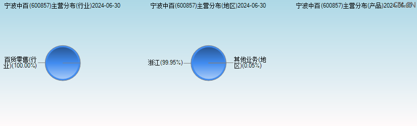 宁波中百(600857)主营分布图