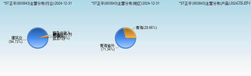 *ST正平(603843)主营分布图 *ST正平(603843)主营分布图