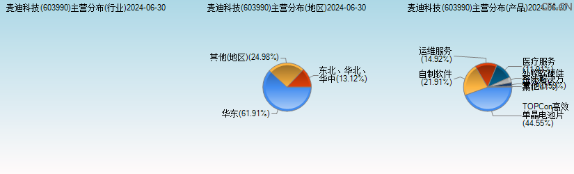 麦迪科技(603990)主营分布图