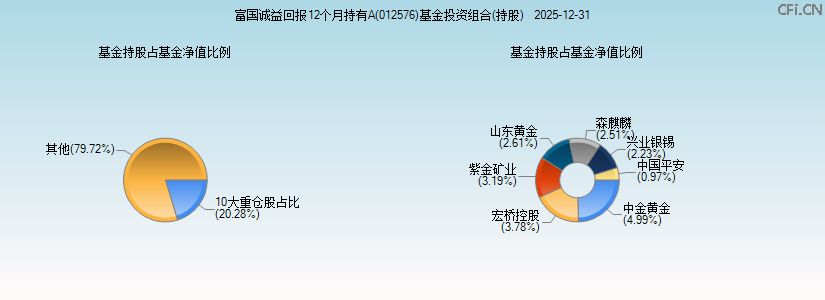 富国诚益回报12个月持有A(012576)基金投资组合(持股)图 富国诚益回报12个月持有A(012576)基金投资组合(持股)图