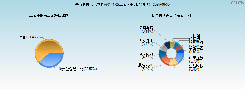 景顺长城远见成长A(014472)基金投资组合(持股)图 景顺长城远见成长A(014472)基金投资组合(持股)图