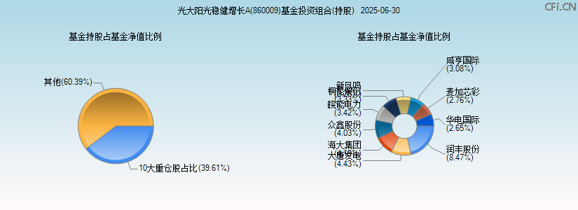 光大阳光稳健增长A(860009)基金投资组合(持股)图 光大阳光稳健增长A(860009)基金投资组合(持股)图