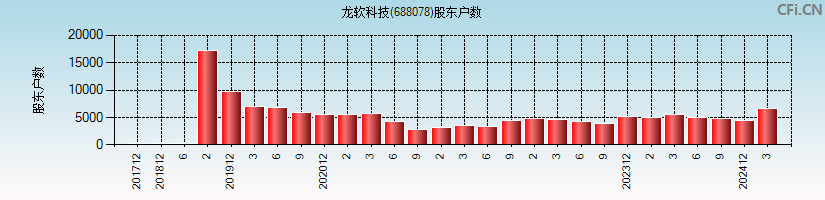 龙软科技(688078)股东户数图