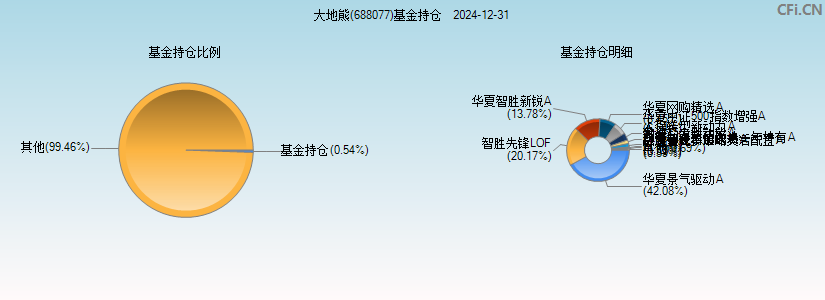 大地熊(688077)基金持仓图