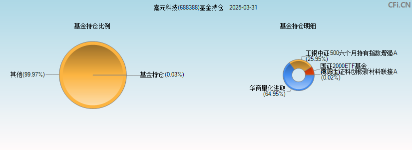 嘉元科技(688388)基金持仓图