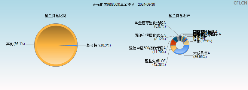 正元地信(688509)基金持仓图