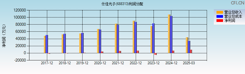 仕佳光子(688313)利润分配表图