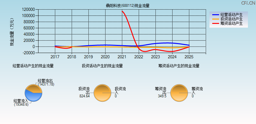 鼎阳科技(688112)现金流量表图
