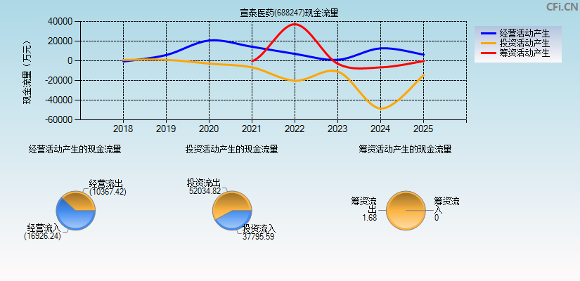 宣泰医药(688247)现金流量表图