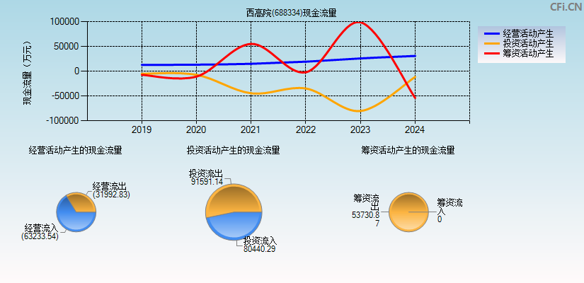 西高院(688334)现金流量表图