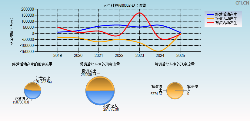 颀中科技(688352)现金流量表图