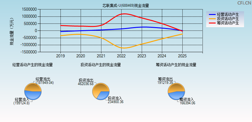 芯联集成-U(688469)现金流量表图