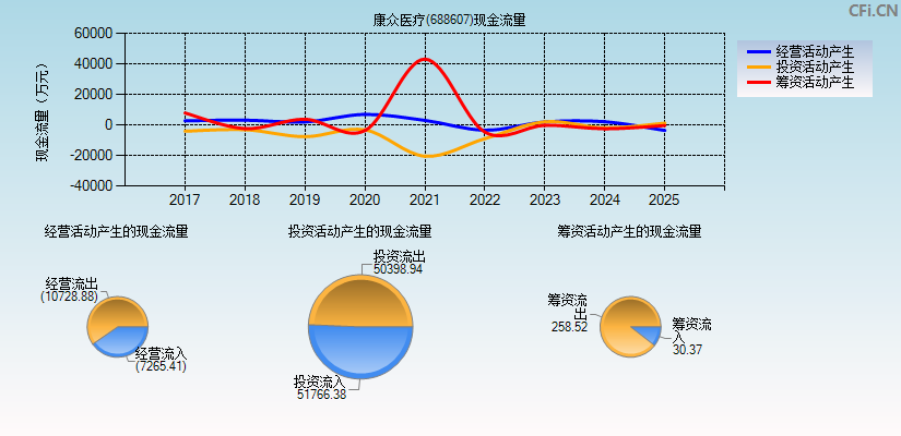 康众医疗(688607)现金流量表图