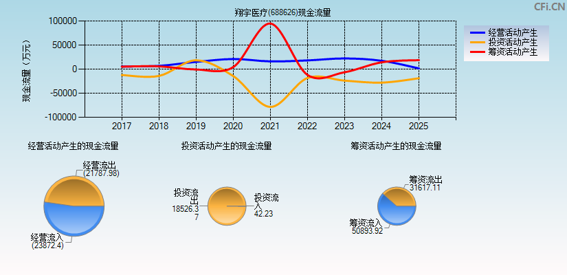翔宇医疗(688626)现金流量表图