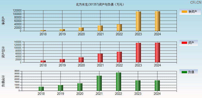 北方长龙(301357)资产负债表图