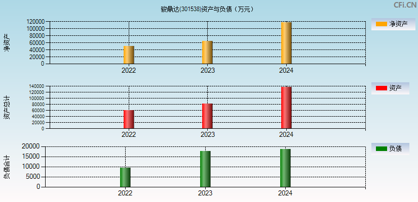 骏鼎达(301538)资产负债表图