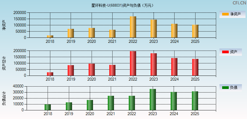 星环科技-U(688031)资产负债表图