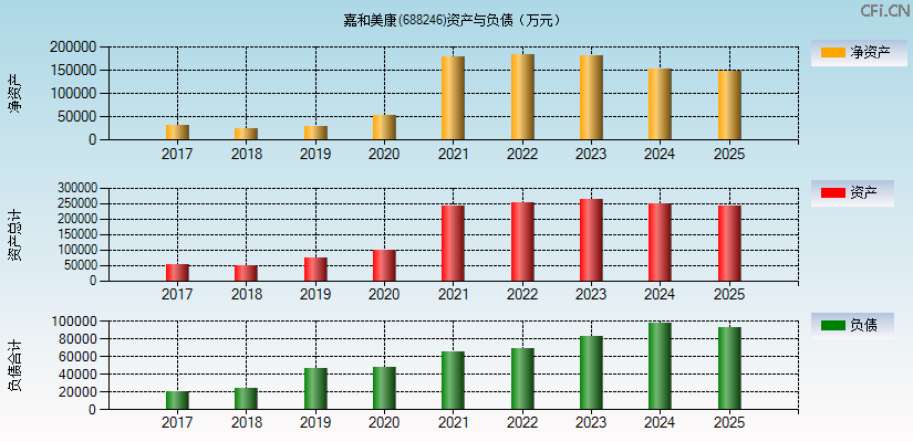 嘉和美康(688246)资产负债表图