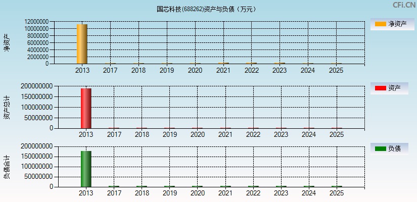 国芯科技(688262)资产负债表图