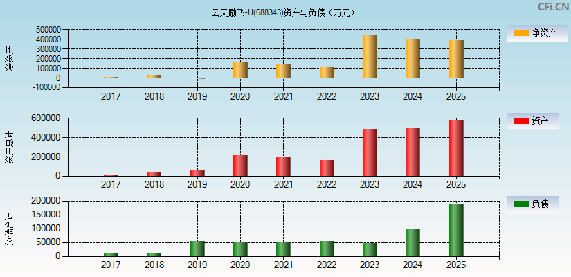 云天励飞-U(688343)资产负债表图