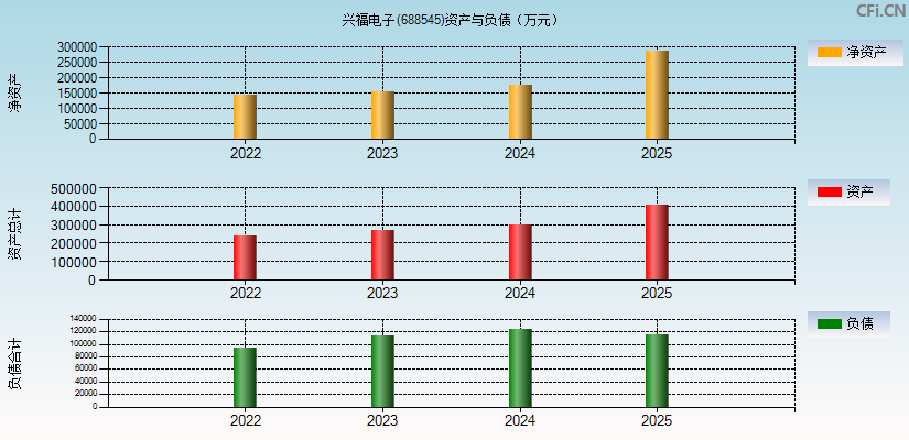 兴福电子(688545)资产负债表图