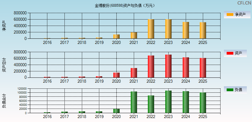 金博股份(688598)资产负债表图