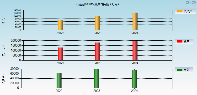 C合合(688615)资产负债表图