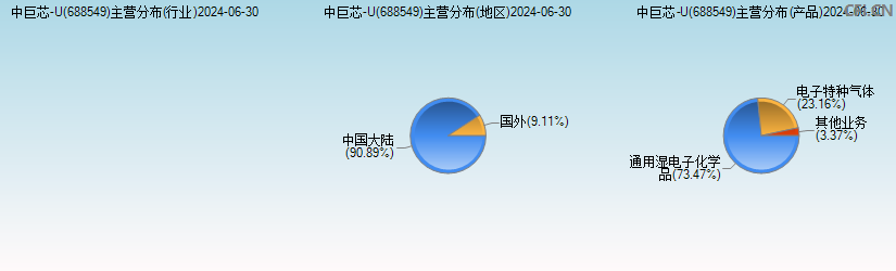 中巨芯-U(688549)主营分布图