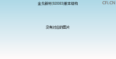 920083股本结构图 920083股本结构图