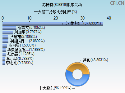 603916股东变动图
