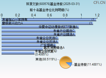 600576基金持仓图