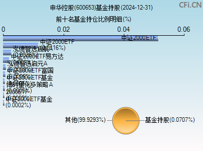 600653基金持仓图