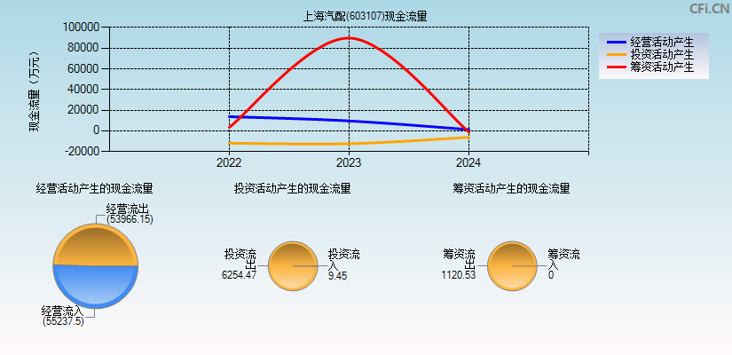 上海汽配(603107)现金流量表图